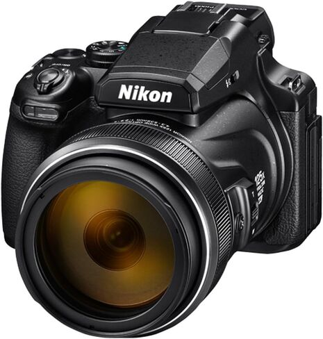 Nikon COOLPIX P1000 16.7 Digital Camera with 3.2" LCD, Black with Universal Camera Strap with Quick Release System in Saudi Arabia