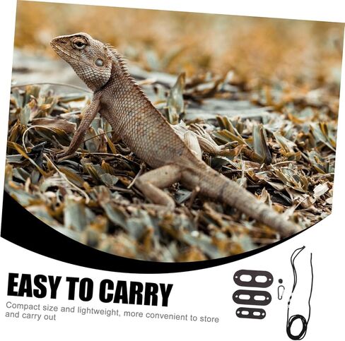 Adjustable Small Pet Lizard Harness Leash for Bearded Dragon and Reptiles Lightweight Outdoor Traction Rope Suitable for Various and Growth Stages in Saudi Arabia