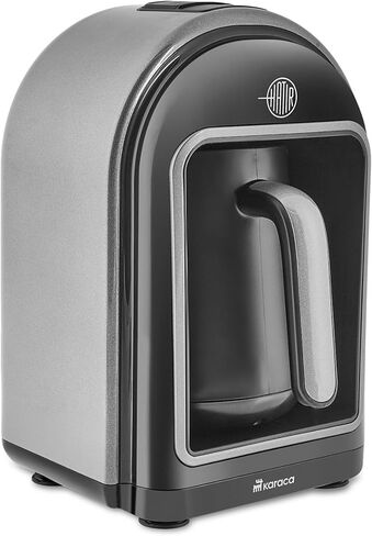 KARACA Hatır Turkish Coffee Maker, 5 Cups Electric Turkish Coffee Machine with Ember Mode, Automatic Temperature Control, Overflow Protection, Audible & Visual Alerts, Galaxy Grey in Saudi Arabia