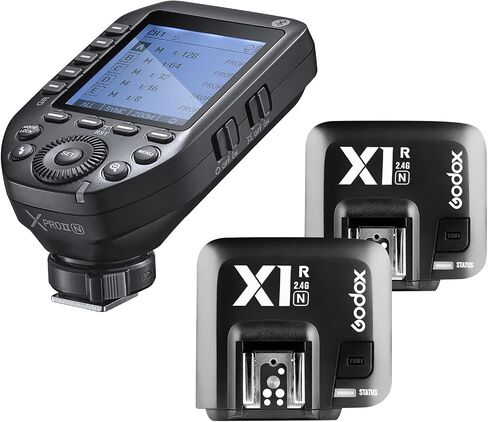 Godox X2T-S 2.4G TTL Wireless Flash Trigger with 2X X1R-S Controller Receiver Compatible for Sony,TTL Function,Bluetooth Smartphone APP Control,Compatible with 600EX-RT/580EXII/580EX/430EXII/V860S in Saudi Arabia