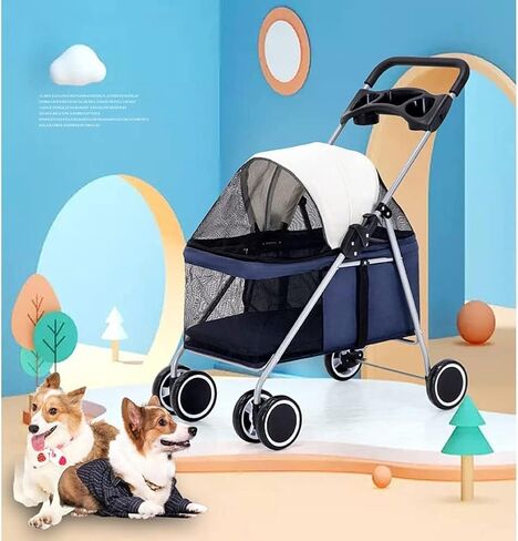 Portable Folding Pet Stroller for Maserati GranTurismo S MC-Stradale 2007-2019, Small Light Car, Fashion Pet Cart, Pet Cat Dog Stroller, Winter Outdoor Cat Strollers in Saudi Arabia
