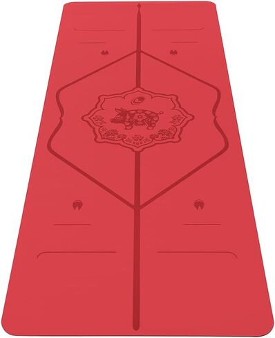 LIFORME Chinese New Year Collection - Free Yoga Bag Included - Patented Alignment System, Warrior-like Grip, Non-Slip, Eco-friendly, Sweat-resistant, Long, Wide and Thick for Comfort in Saudi Arabia