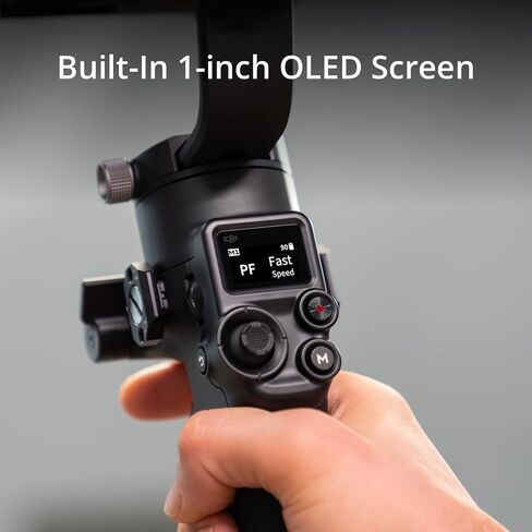 مثبت جيمبال DJI RSC 2-3 محاور لكاميرا DSLR وكاميرا بدون مرآة، نيكون سوني باناسونيك كانون فوجي فيلم، رونين SC، حمولة 3 كجم، تصوير عمودي، شاشة لمس - أسود (متجدد) in Kuwait