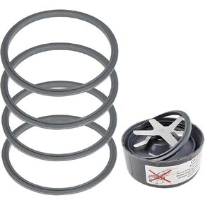 قطع غيار حشية الخلاط - 4 حلقات إغلاق لملحقات قطع غيار Nutribullet خلاط 900 وات و600 وات، متوافق مع Nutribullet Pro 900 in Kuwait