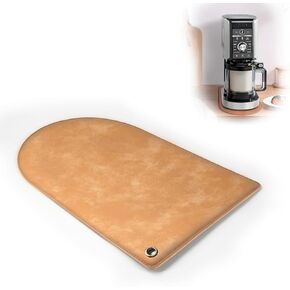 حصيرة منزلقة لصانعة الآيس كريم والحلوى المجمدة Ninja NC501/NC500 CREAMi - واقي سطح الطاولة من جلد البولي يوريثان مع قاعدة مضادة للانزلاق، حركة سهلة في الماكينة وحماية من الخدوش (بيج الجمل، قطعة واحدة) in Kuwait