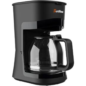 12-Cup Coffee Maker, 1.5L Drip Coffee Machine with One-Touch Brewing, Glass Carafe, Anti-Drip System, Reusable Filter, Easy-to-Use Home & Office Coffee Brewer in Saudi Arabia