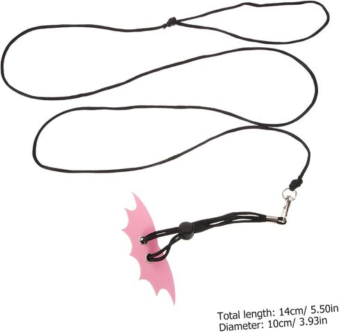 Adjustable Lizard Harness Leash for Small Pets Reptile Training Outdoor Safety Bearded Dragon Accessories Comfortable Secure Closure Pink in Saudi Arabia