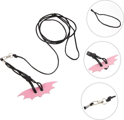 Adjustable Lizard Harness Leash for Small Pets Reptile Training Outdoor Safety Bearded Dragon Accessories Comfortable Secure Closure Pink in Saudi Arabia