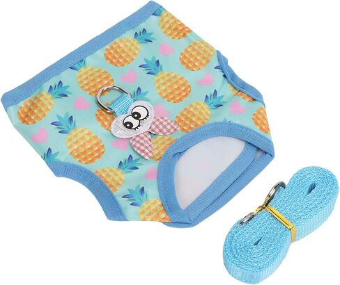 Bunny Harness Leash Set Adjustable Soft Nylon Rabbit Vest for Kitten Ferret Guinea Pig (L) in Saudi Arabia