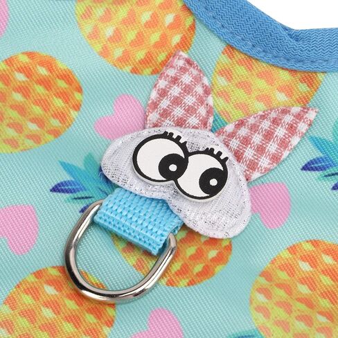 Bunny Harness Leash Set Adjustable Soft Nylon Rabbit Vest for Kitten Ferret Guinea Pig (L) in Saudi Arabia
