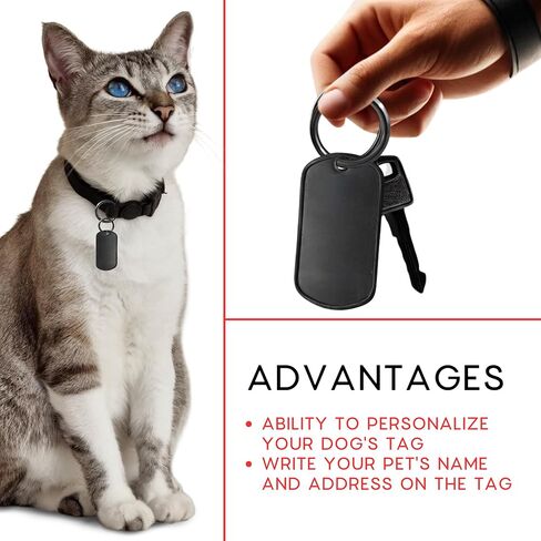 100 Pcs Black Blank Dog Tags 1.9 x 1.1 Inch – Stainless Steel Dog Tags Bulk for Crafting Engraving Laser Etching Military ID Tag Custom Keychains DIY Costume & Pet Use in Kuwait