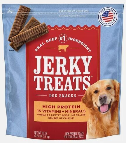 Jerky Treats American Beef Dog Jerky Treats,60 oz in Saudi Arabia