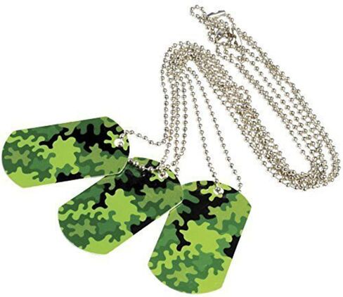 Camouflage Camo Metal Dog Tags (Lot Of 12) in Saudi Arabia