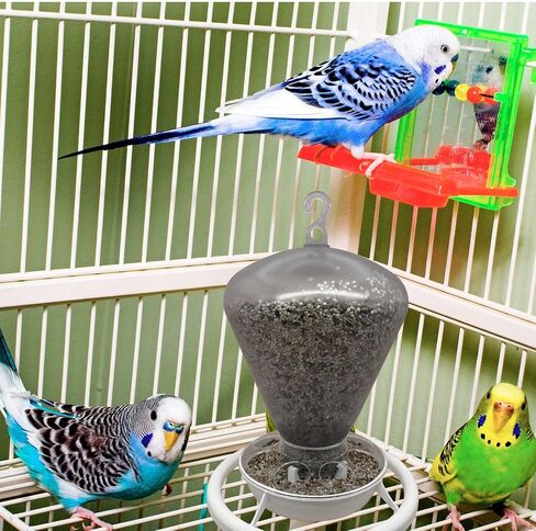 2GR Automatic Bird Feeder and Water Dispenser – Versatile Outdoor & Indoor Cage Feeder, Easy to Refill, Drainage System, Durable Plastic Design, Large Capacity in Kuwait