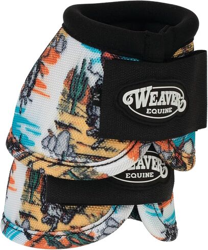 Weaver Leather Bucking Bronc Large No Turn Bell Boots in Kuwait