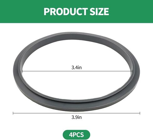 قطع غيار حشية الخلاط - 4 حلقات إغلاق لملحقات قطع غيار Nutribullet خلاط 900 وات و600 وات، متوافق مع Nutribullet Pro 900 in Kuwait