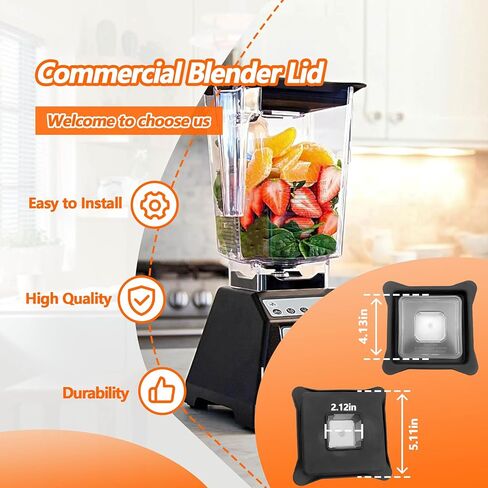 غطاء خلاط بديل مناسب لخلاط Blendtec التجاري لبرطمانات WildSide+ FourSide Rebel XR in Kuwait