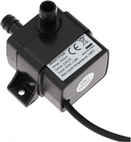 فائقة الهدوء USB صغير DC5V 2.3 واط مايكرو فرش مضخة زيت المياه مقاوم للماء نافورة غاطسة حوض السمك تعميم 220L/H رفع 250 سنتيمتر 5 فولت in Saudi Arabia