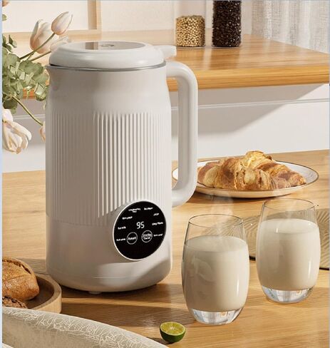8-in-1 Automatic Soy Nut Milk Maker,40oz Soy Milk Maker for Homemade Almond,Oat,Soy Milk,Rice Paste,Complementary Food,Juice,Milk Maker Machine with Delay Start/Keep Warm/Self Clean/Boil Water in Kuwait