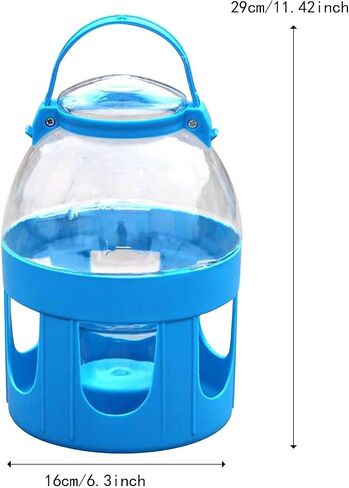 Bird Water Feeder Water Dispenser Convenient Hanging Feeding Tool Dove Drinker for Farm Cockatiels Pigeons Chick Pet Supplies, 2L in Saudi Arabia