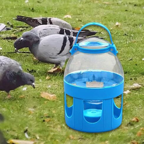 Bird Water Feeder Water Dispenser Convenient Hanging Feeding Tool Dove Drinker for Farm Cockatiels Pigeons Chick Pet Supplies, 2L in Saudi Arabia