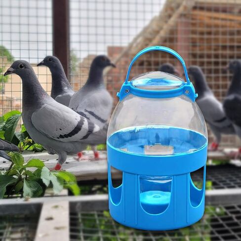 Bird Water Feeder Water Dispenser Convenient Hanging Feeding Tool Dove Drinker for Farm Cockatiels Pigeons Chick Pet Supplies, 2L in Saudi Arabia