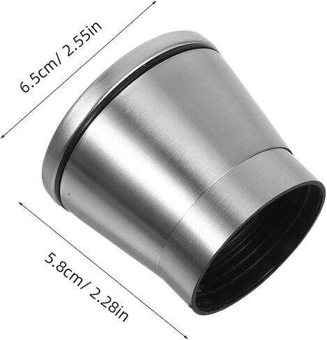 2pcs Stainless Steel Sea Salt Mills Caps Grinder Top Covers for Salt Pepper Shaker Manual Spices Grinder Lid Caps in Saudi Arabia