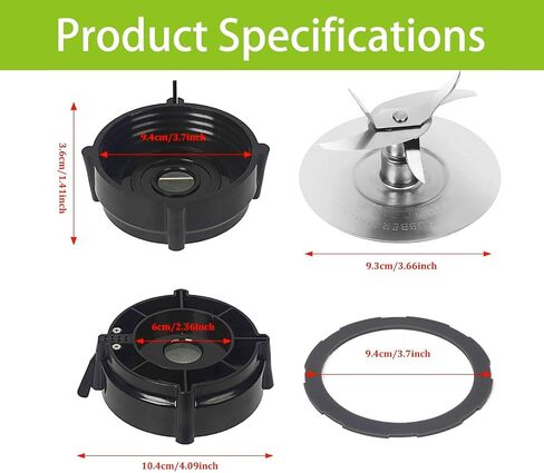 Pro 1200 Blender Blade Stainless Steel Replacement for Oster Pro 1200 Blender Accessory with One Rubber O Ring Gasket for Oster Pro 1200 Blender Replacement Parts in Saudi Arabia