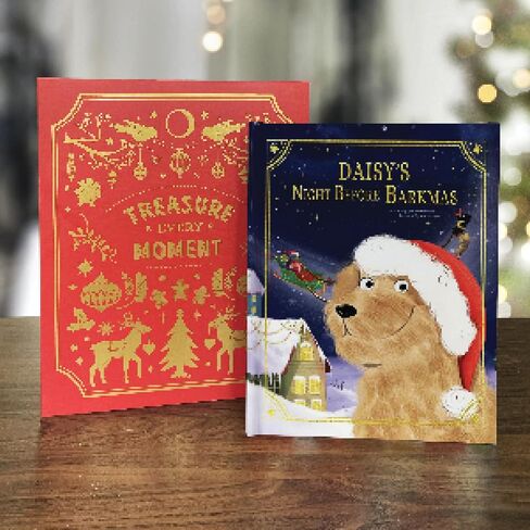 Dog’s Night Before Christmas Personalized Book Gold Foil | Hardcover (Gold Foil Cover) | 9" x 11" | I See Me! in Saudi Arabia