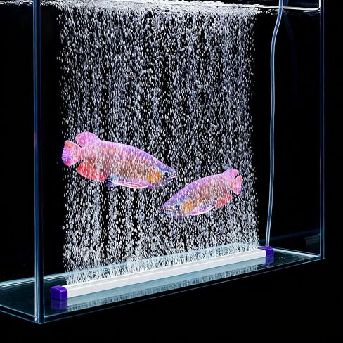 Fish Tank Bubbler Decorations Aquarium Bubble Wall Quiet Oxygen Diffuser Adjustable air Bubble Volume Air Stones Aquariums Kit for Freshwater & Saltwater Bubbler Decorations in Saudi Arabia