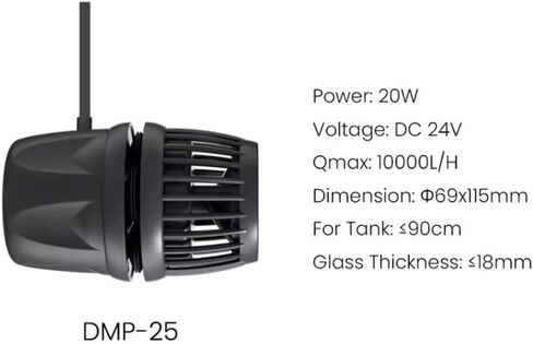 Jecod Jebao New Smart App Control Cordless Aquarium Wavemaker Pump Freshwater Saltwater Fish Tank DMP-25 in Kuwait