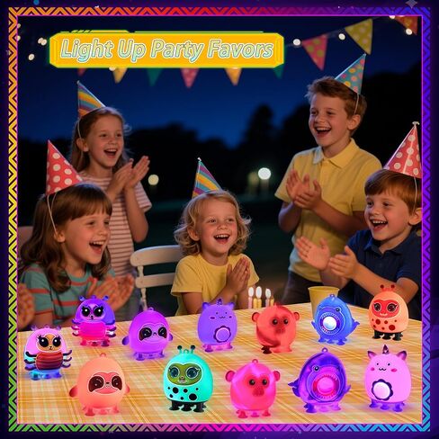 Pop Party Favors for Kids,3D Pop Animals Its Fidget Toys,Silicone Animal Suction Toys,Birthday Gifts for Boys & Girls,Goodie Bag Stuffers,Pinata Stuffers,Carnival Prizes,Treasure Chest for Kids Prizes in Kuwait