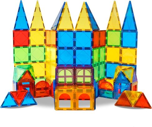 Magnetic Tiles Kids Magnetic Blocks 32PCS Building Sets for Kids Ages 3+ in Kuwait