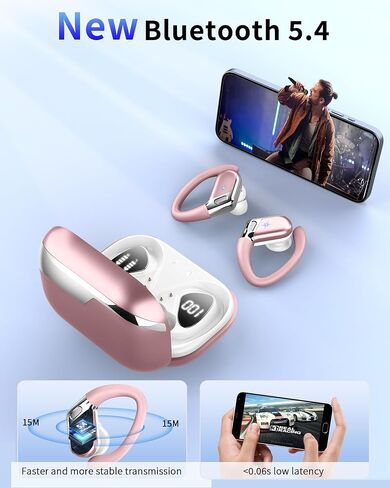 Wireless Earbuds, Bluetooth Headphones Sports, IP7 Waterproof Headset for Running in Saudi Arabia