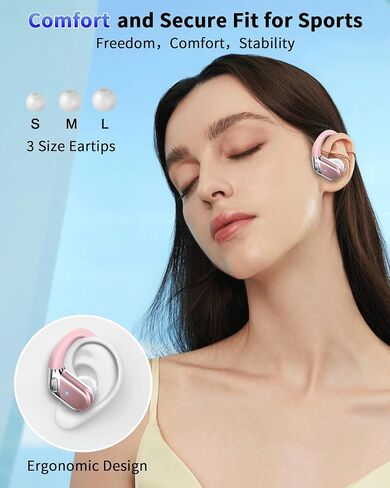 Wireless Earbuds, Bluetooth Headphones Sports, IP7 Waterproof Headset for Running in Saudi Arabia