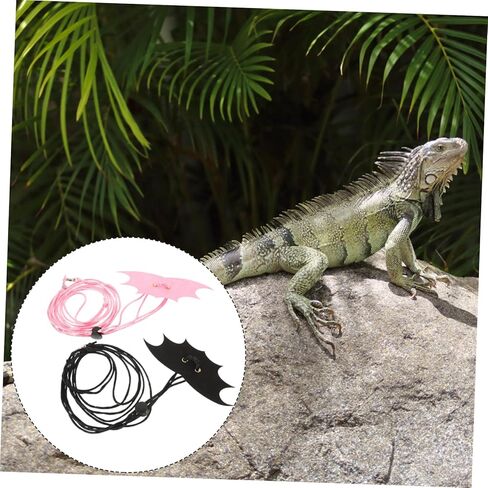 2 Sets Lizard Leash with Wings Design for Bearded Dragon and Small Reptiles Outdoor Traction Rope Easy to Wear and Pet Strap for Squirrels and Lizards in Saudi Arabia