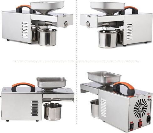 GarveeHome 900W Electric Oil Press Machine - Automatic Cold & Hot Oil Extractor with 340 Stainless Steel, Perfect for Pressing Peanut, Sesame Seeds, Walnut, Almond, Pumpkin, and Rapeseed in Saudi Arabia