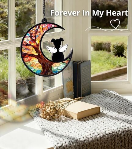 Dog Memorial Gifts for Loss of Dog，DIY Dog Angel Memorial Suncatcher,Dog Loss Sympathy Gift (Life Tree) in Saudi Arabia