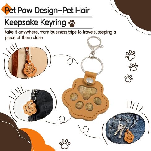 Memorial Gifts for Loss of Dog, Pet Memorial Gifts for Cats,Wooden Picture Frame for 4x6 Photo,Dog Hair Keychain,Pet Fur Keepsake,Loss of Sympathy Bereavement Remembrance Gift in Saudi Arabia
