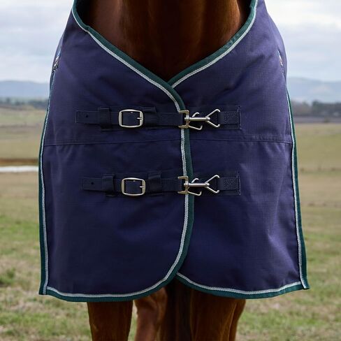 WeatherBeeta ComFiTec Plus Dynamic Turnout 100g, Navy/Forest Green, 75" in Saudi Arabia