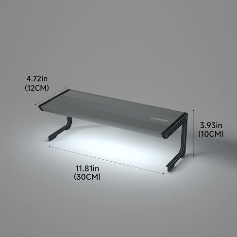 LANDEN AQUABRITE 30 LED Aquarium Light RGB+W for 11.81in (30cm) Rimless Freshwater Fish Tanks - Full Spectrum Lighting with Adjustable Brightness with Controller in Saudi Arabia