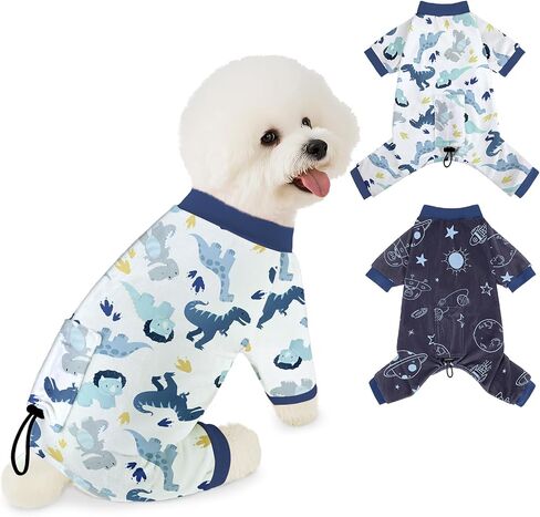 2 Pack Dog Pajamas for Small Dogs Doggie Clothes Puppy Onesies for Puppy in Saudi Arabia