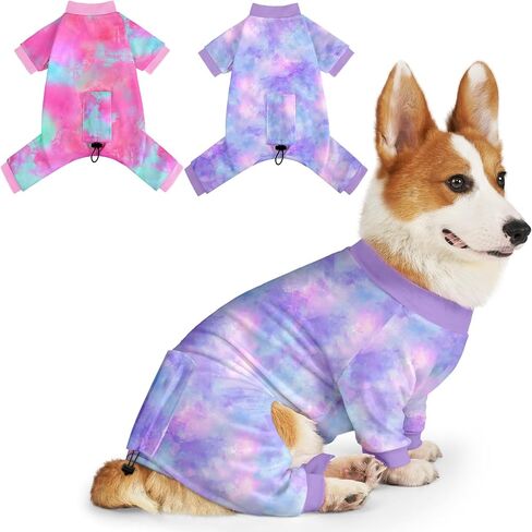 2 Pack Dog Pajamas for Small Dogs Doggie Clothes Puppy Onesies for Puppy in Saudi Arabia
