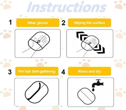 2 Packs Pet Hair Removal Tool for Cats & Dogs with Funny Cat Pins, 2025 Newly Reusable and Easy Cleaning Hair Remover, Electrostatic Pet Hair Remover for Laundry, Couch, Carpet, Car Seat in Kuwait