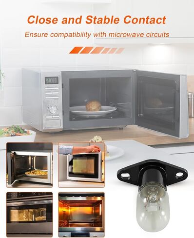 Microwaves Light Bulb Socket Replace WB06X10929, Oven Light Socket Fit for GE Microwaves, Microwave Lamp Holder Bulb in Saudi Arabia