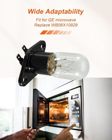 Microwaves Light Bulb Socket Replace WB06X10929, Oven Light Socket Fit for GE Microwaves, Microwave Lamp Holder Bulb in Saudi Arabia