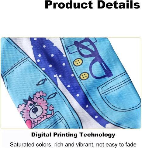1pc Adorable Cartoon-Print Dog Vest - Breathable Mesh Pet Apparel for Spring & Summer | Suitable for Small and Medium-Sized Pets| Machine Washable,Bear Design,S,White in Saudi Arabia