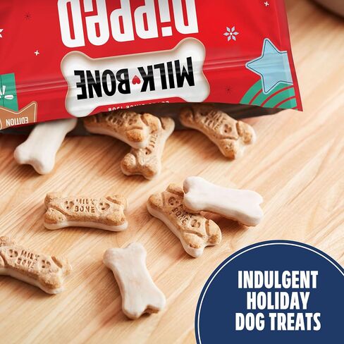 Milk-Bone Dipped Gingerbread Artificially Flavored Dog Biscuits, 10 oz Bag (Pack of 2) in Saudi Arabia