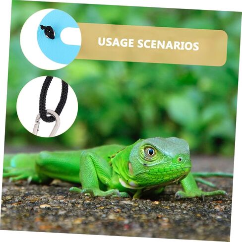 5Pcs Adjustable Reptile Harness and Leash with Wing Design for Bearded Dragon and Lizard and Escape-Resistant Outdoor Walking Gear for Geckos and Small Pets in Saudi Arabia