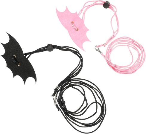 Generic 2 Sets Bearded Dragon Leash Small Pet Reptile Traction Rope for Squirrels and Lizards Premium with Easy to Wear and Stylish Wing Design Secure Outdoor Walking Harness in Saudi Arabia